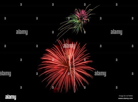 Fourth Of July Celebrations And Fireworks Stock Photo Alamy