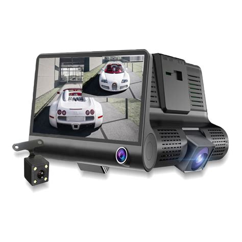 WDR full HD CAR DVR menetrögzítő kamera első- hátsó és belső kamerával
