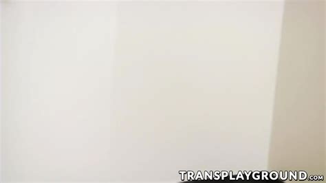 Horny Shemale With An Incredible Ass Jerking Off Her Cock