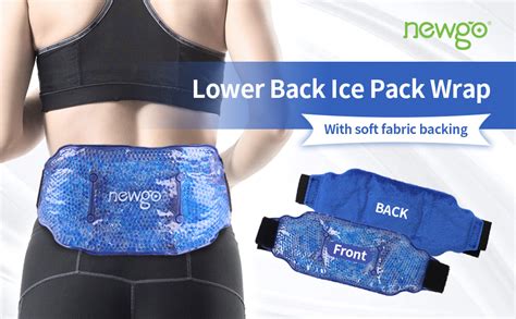Newgo Hot Cold Therapy Ice Pack For Back Pain Relief Sciatic Nerve Tailbone Lower Back