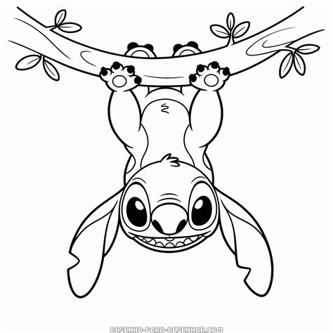 Stitch De Cabeça Para Baixo