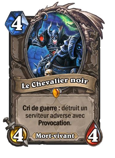 Le Chevalier Noir Catalogue De Cartes De Hearthstone