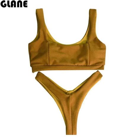 2018 New Hot Sling Bikini Color Women Swimwear Bikini Set Swimsuit Very