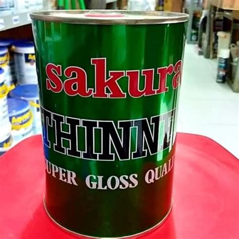 Jual Thinner Sakura 1Liter Thiner Tiner Pengencer Cat Di Lapak TB