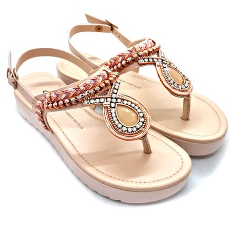 Sandália Feminina Flatform Dakota Nude