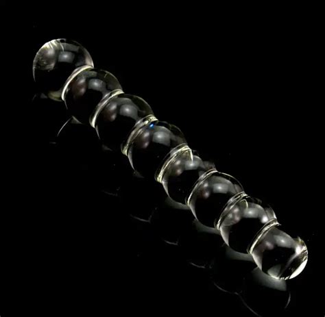 Plug Anal En Verre Cristal Jouets Sexuels Perles Anales Masturbateur Pour Hommes Masseur De