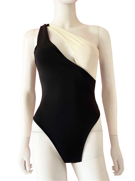 Monokini Escote Bicolor Makadamiaapparel