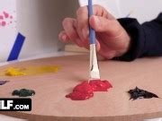 Mylf Smoking Hot Artistic Milf With Big Titties Seduces Her Nude Painting Male Model Xxx