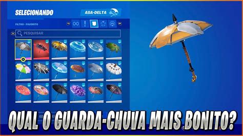 Todos Os Guarda Chuvas Da Vit Ria No Fortnite Temporada A Youtube