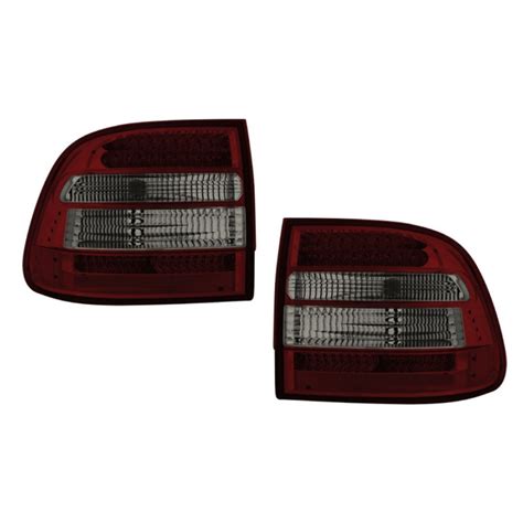 Porsche Cayenne Rear Led Tail Lights Red Smoke Style