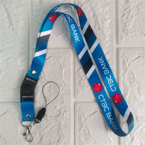 Lanyard Tali Gantungan Id Card Bank Ctbc Free Strap Gantungan Hp