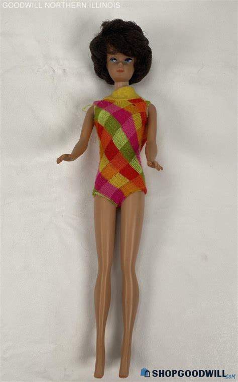 Vintage Brunette Bubble Cut Midge Mattel Barbie Doll ShopGoodwill