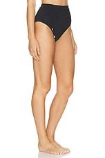 Zimmermann Halliday High Waist Bikini Bottom In Noir REVOLVE