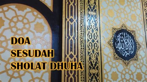 Doa Setelah Sholat Dhuha Bacaan Lengkap Tribunmanado Co Id