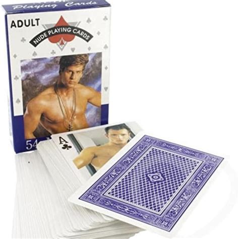Nude Male Playing Cards Etsy