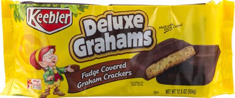 Keebler Deluxe Grahams Fudge Covered Graham Crackers Keebler ...