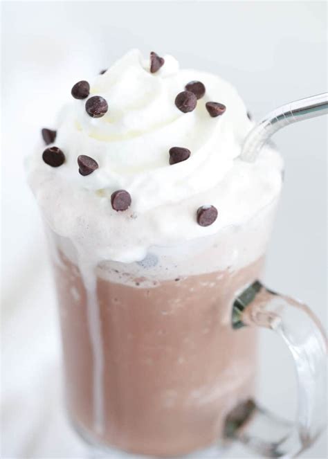 Frozen Hot Chocolate Recipe I Heart Naptime