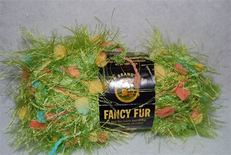 Lion Brand Fancy Fur Yarn Spring Garden Home And Kitchen