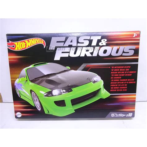 Hot Wheels Fast Furious Pack Contains 10 Pcs Shopee Malaysia