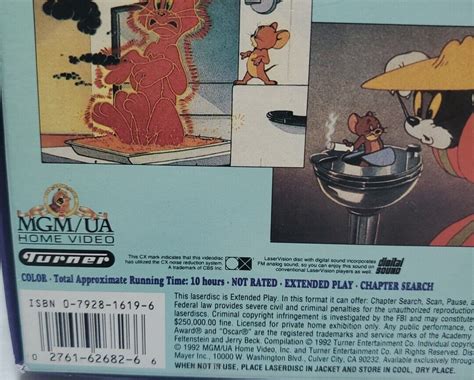 The Art Of Tom And Jerry Laserdisc 5 Disc Set Of 77 Original Cartoons Ebay