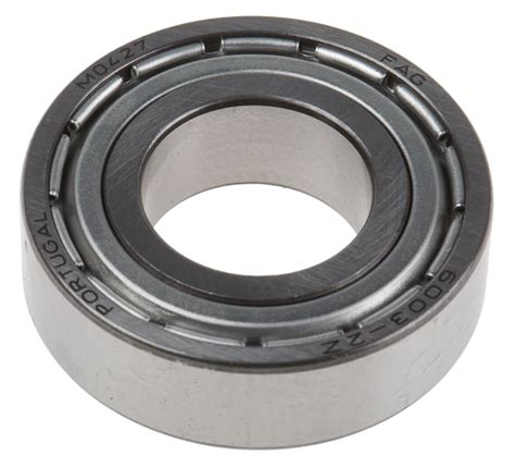 6003 2z Fag Fag 6003 2z Single Row Deep Groove Ball Bearing Both