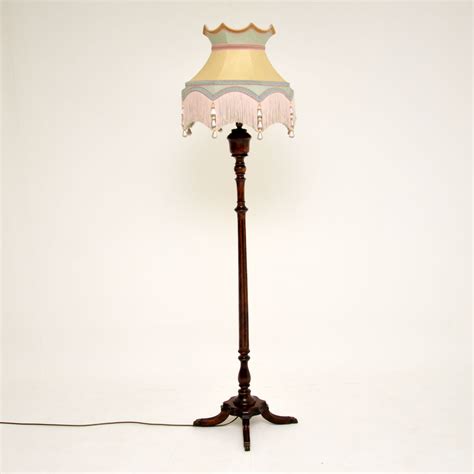 antique style mahogany floor lamp marylebone antiques
