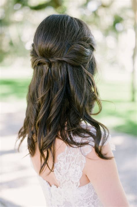 Simple Wedding Hairstyles For Long Hair Down