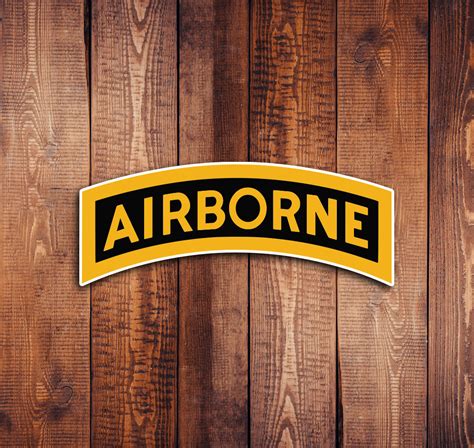 Airborne Tab Sticker – Army Sapper Apparel