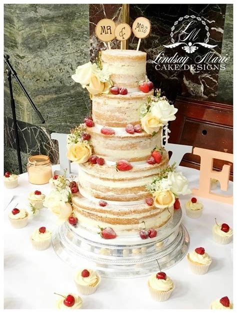Pin By Lindsay Marie Wedding Cake Des On Naked Semi Naked Wedding Cakes Wedding Cakes Naked