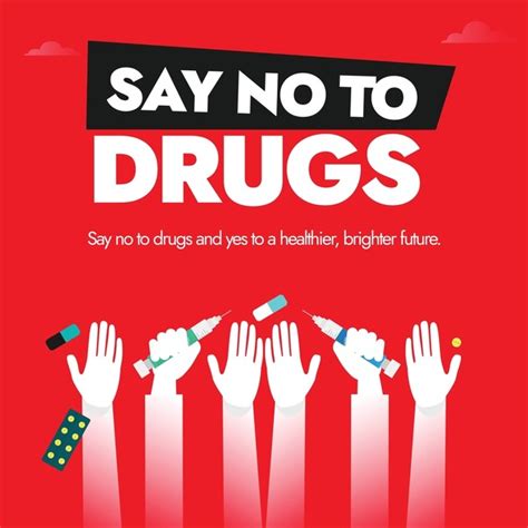 anti drugs poster design royalty  images stock