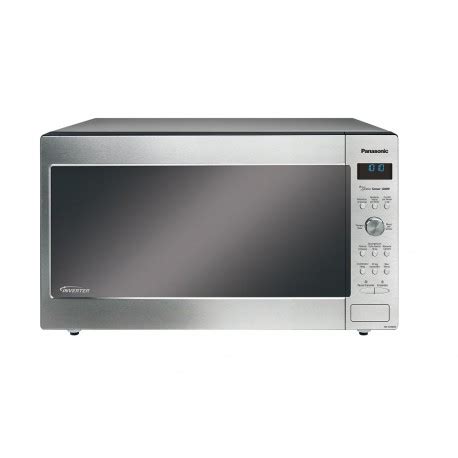 Panasonic Horno de microondas de 2 2 pies cúbicos Inverter Acero Inoxidable