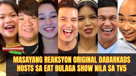 MASAYANG REAKSYON Ng Original Dabarkads Hosts Sa Paglipat Ng Eat Bulaga