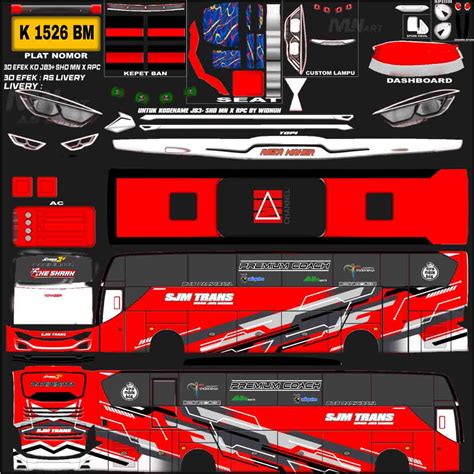 25+ Download Livery BUSSID SJM Trans Canon SHD Terlengkap