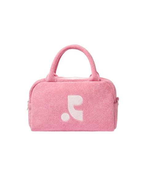 Musinsa公式 Restandrecreation Rr Logo Terry Tote Bag Pink