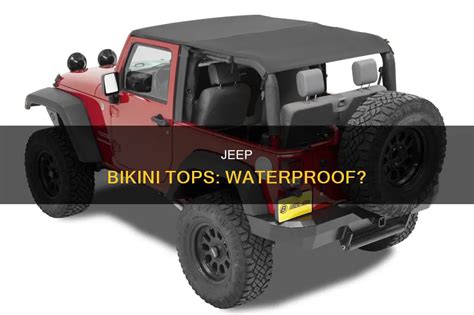 Jeep Bikini Tops Waterproof Shunauto