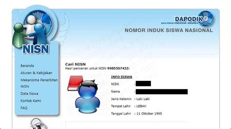 Cara Melihat Nisn Siswa Online
