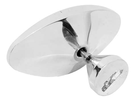 Espelho Interno Oval Billet Original Hot Rod L Pe A De Carros Antigos