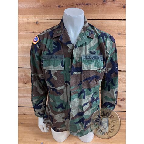 Collectors Item Us Army Woodland Bdu Jacket Medium Regular