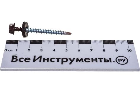 Кровельный саморез Tech-Krep КР сверло 4,8х51 RAL-8017 шоколадно ...