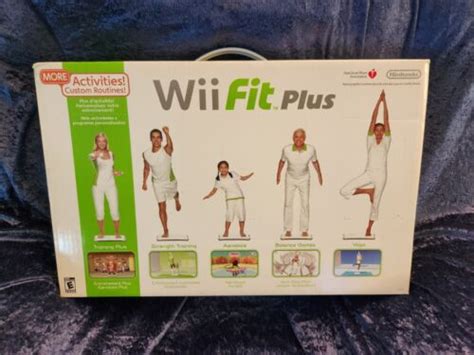 Nintendo Wii Fit Plus Bundle With Balance Board Game New