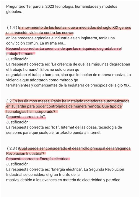 Preguntero THMG 1er Parcial 23 Tecnologia Humanidades Y Modelos