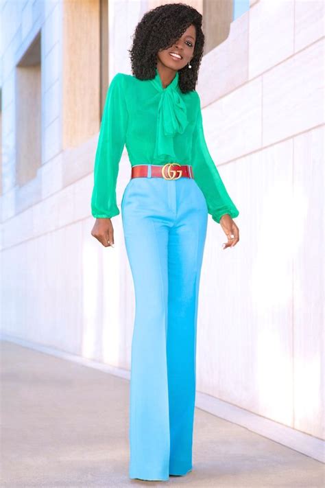 Tie Front Blouse High Waist Wide Leg Trousers Style Pantry Bloglovin