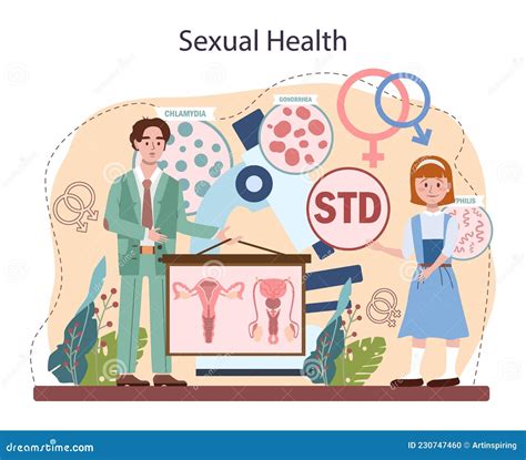 Sexual Education Concept Sexual Health Lesson For Young People Stock