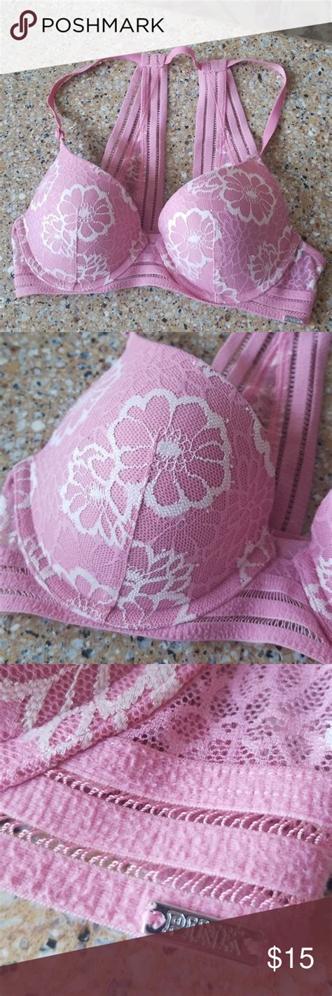 Victorias Secret 32c Bra Love Pink Pink Bra Victoria Secret Pink