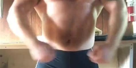 Sexy Alpha Musclebear Flexing In Shower Hot Hung Muscleworship Beefy Stud Muscle Bull