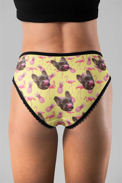 dog photo underwear personalised underwear knickers etsy