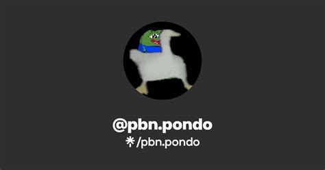 pbn.pondo | Instagram, Facebook | Linktree