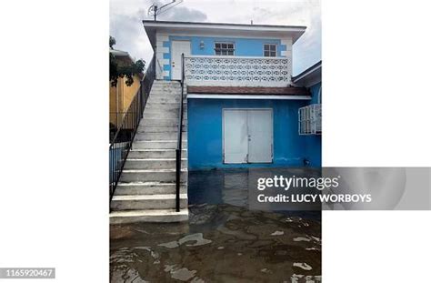 View Of A Flooded House In Downtown Nassau On September 3 2019 At