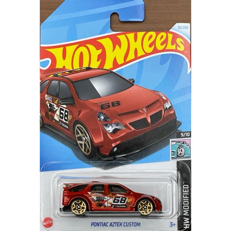 風火輪 Hot Wheels 24K 24L 拉力 PONTIAC AZTEK CUSTOM 蝦皮購物