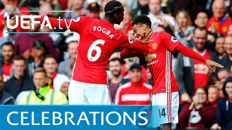 Pogba And Lingards ‘double Dab And Other Goal Celebrations Youtube